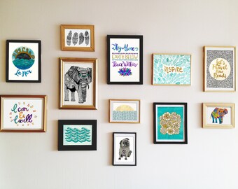 15% OFF Set of 3 Posters in 8x10 or 11x14 Sizes for your Home Decor