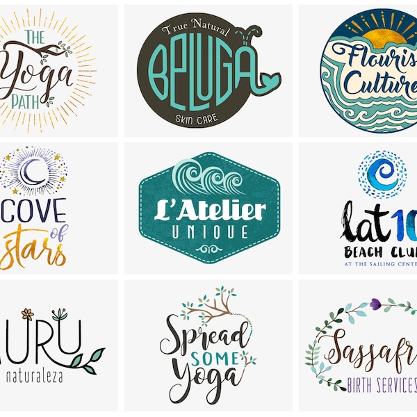 Custom Logo Design - Logo Design Custom - Hand Drawn Logo Design - Business Branding - Custom Branding Package - Custom Business Logo