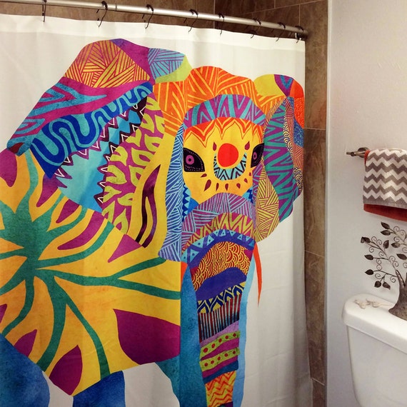 Artistic Shower Curtain for Your Home Decor 'whimsical Etsy