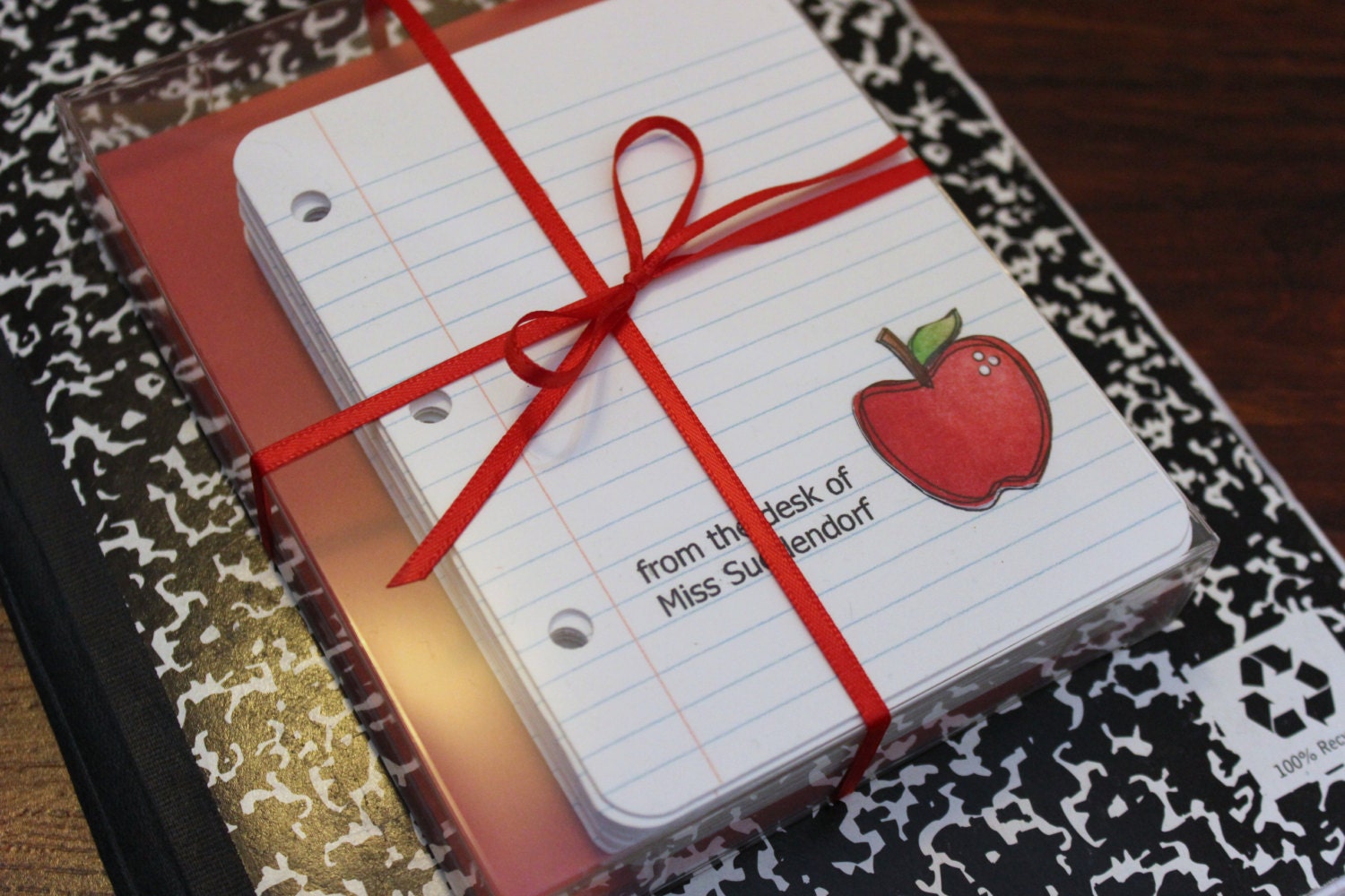 20 Personalized Teacher Note Cards clear plastic gift box Etsy