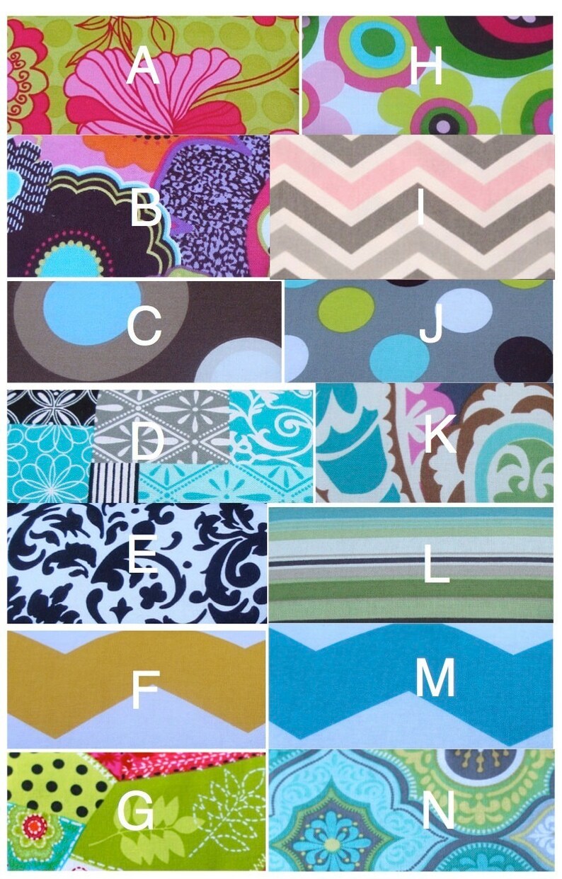 You Choose the Fabric Zipper Case Diaper Bag Accessory Pacifier Pod Pacifier Holder