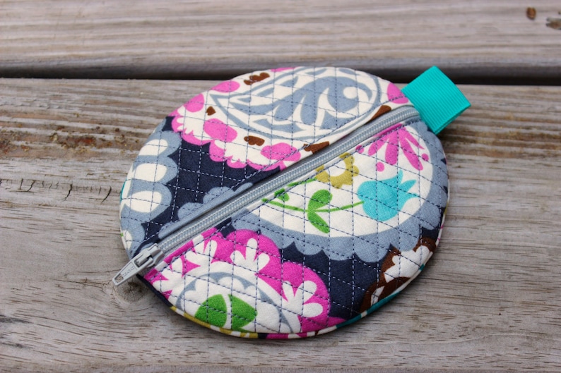 You Choose the Fabric Zipper Case Diaper Bag Accessory Pacifier Pod Pacifier Holder