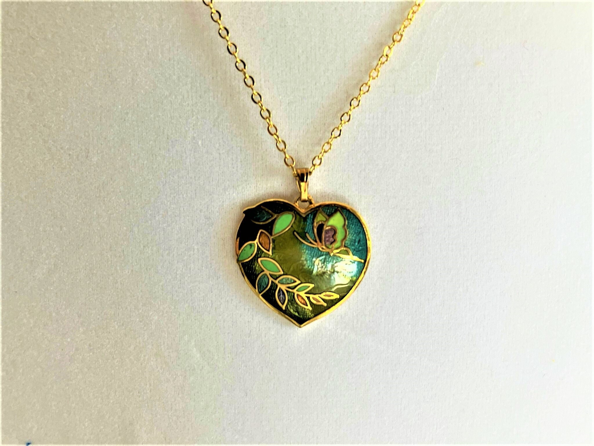 Vintage Cloisonne Necklace Pendant - Etsy