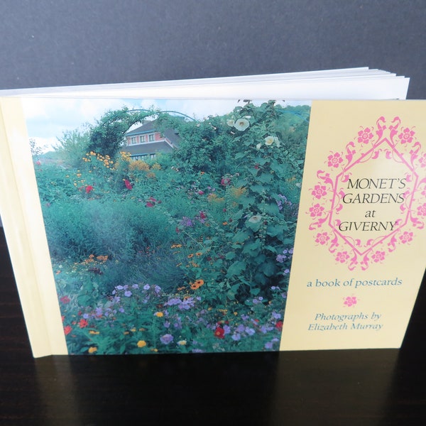 Book of Postcards Monet's Garden Photographs for Collage & Crafts Monet’s Gardens at Giverny by Elizabeth Murray