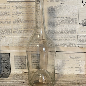 Vintage wine bottle found in WW1 German positions.