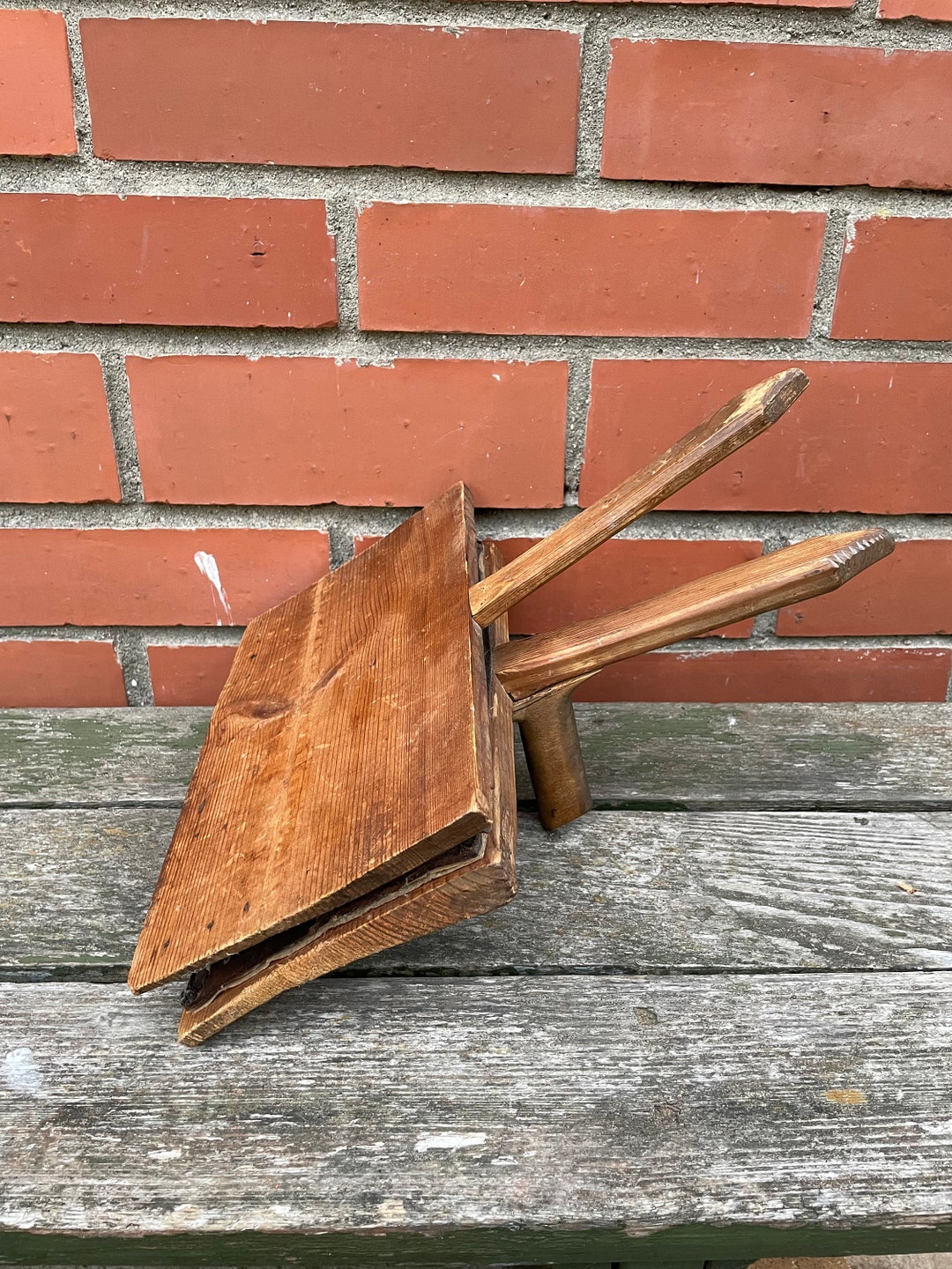 Retro Sheep Wool Carding Combs Set, Antique Sheep Wool Carders. Vintage ...