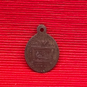 Antique Catholic Memorial Medal. Medal of Saint Philomena