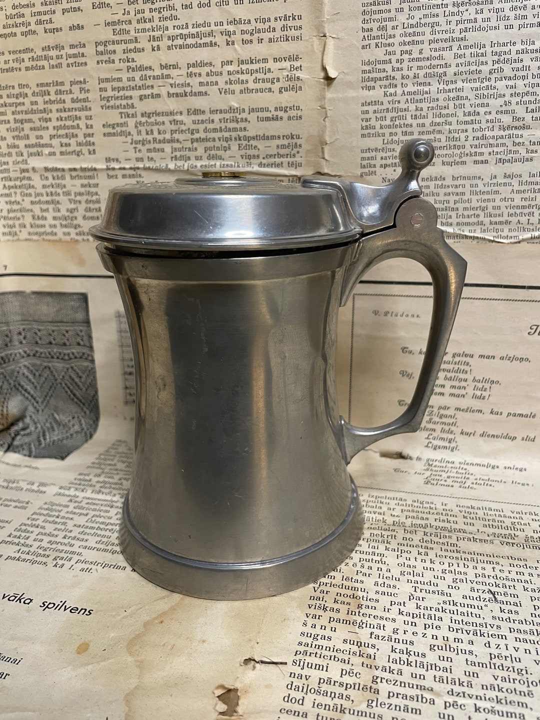 Vintage Tin Beer Mug. Old Beer Mug. Etsy