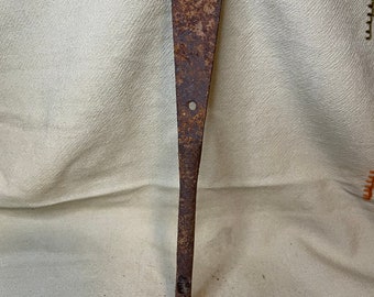 Old rusty screwdriver