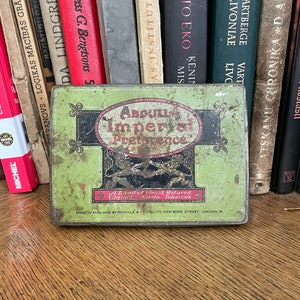 Scatola di sigarette d'epoca. Portasigarette Abdulla Imperial Preference.