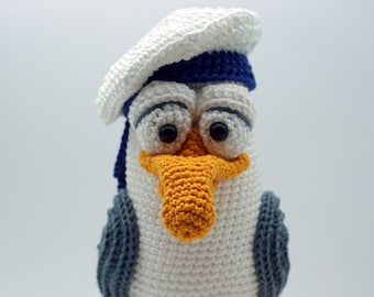 Amigurumi Pattern - Seagfried the Seagull - English Version