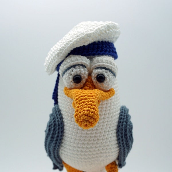 Amigurumi Pattern - Seagfried the Seagull - English Version