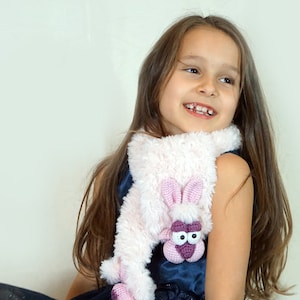 Scarf Crochet Pattern Bunny Scarf English Version Bild 1