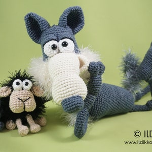 Amigurumi Pattern - Waldo the Wolf - English Version