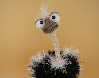 Amigurumi Pattern - Oswald the Ostrich - English Version