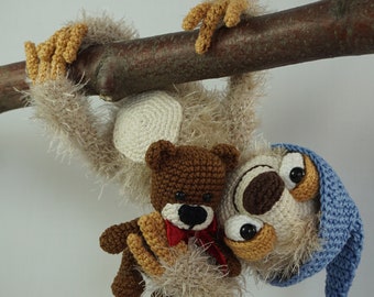 Amigurumi Pattern - Slavomir the Sleepy Sloth - English Version