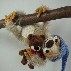 Amigurumi Pattern - Slavomir the Sleepy Sloth - English Version