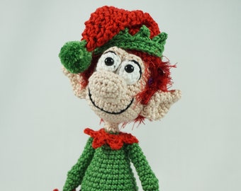 Amigurumi Pattern - Christmas Elf XS - English Version