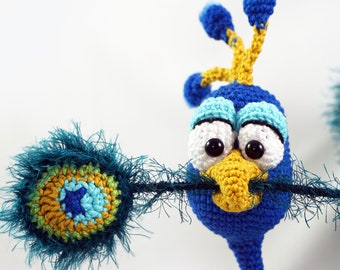 Amigurumi Pattern - Pete the Peacock - English Version