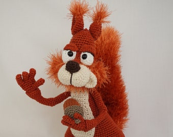 Amigurumi Pattern - Sid the Squirrel - English Version