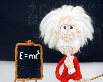 Amigurumi Pattern - Albert the Scientist - English Version