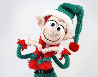 Amigurumi Pattern - Elfrida the Christmas Elf - English Version