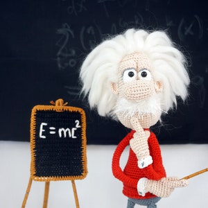 Amigurumi Pattern - Albert the Scientist - English Version