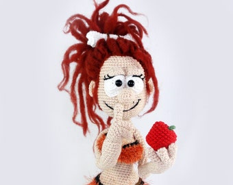 Amigurumi Häkel Muster - Paleo Pamela - Deutsche Anleitung