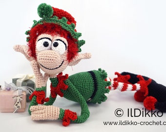 Weihnachtself – Amigurumi Häkelanleitung PDF