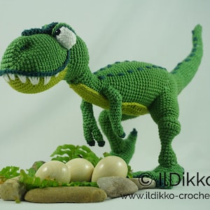 Amigurumi Pattern T-mothy the T-rex English Version image 1