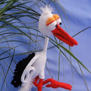 Amigurumi Pattern Stuart the Stork English Version image 4