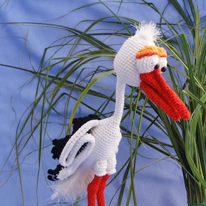 Amigurumi Pattern Stuart the Stork English Version image 1