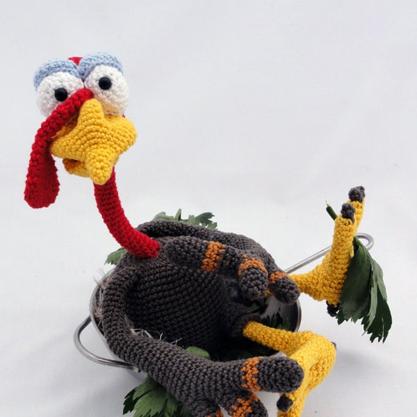 Amigurumi Pattern - Theo the Turkey - English Version