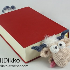 Amigurumi Pattern - Baarney and Baarn the Sheep Bookmark - English Version