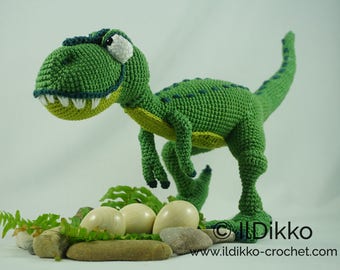 Amigurumi Pattern - T-mothy the T-rex - English Version