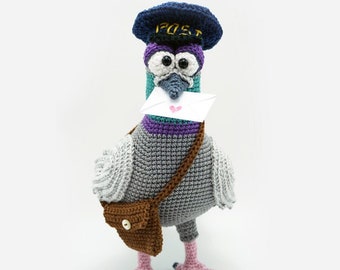 Amigurumi Pattern - Percy the Pigeon - English Version