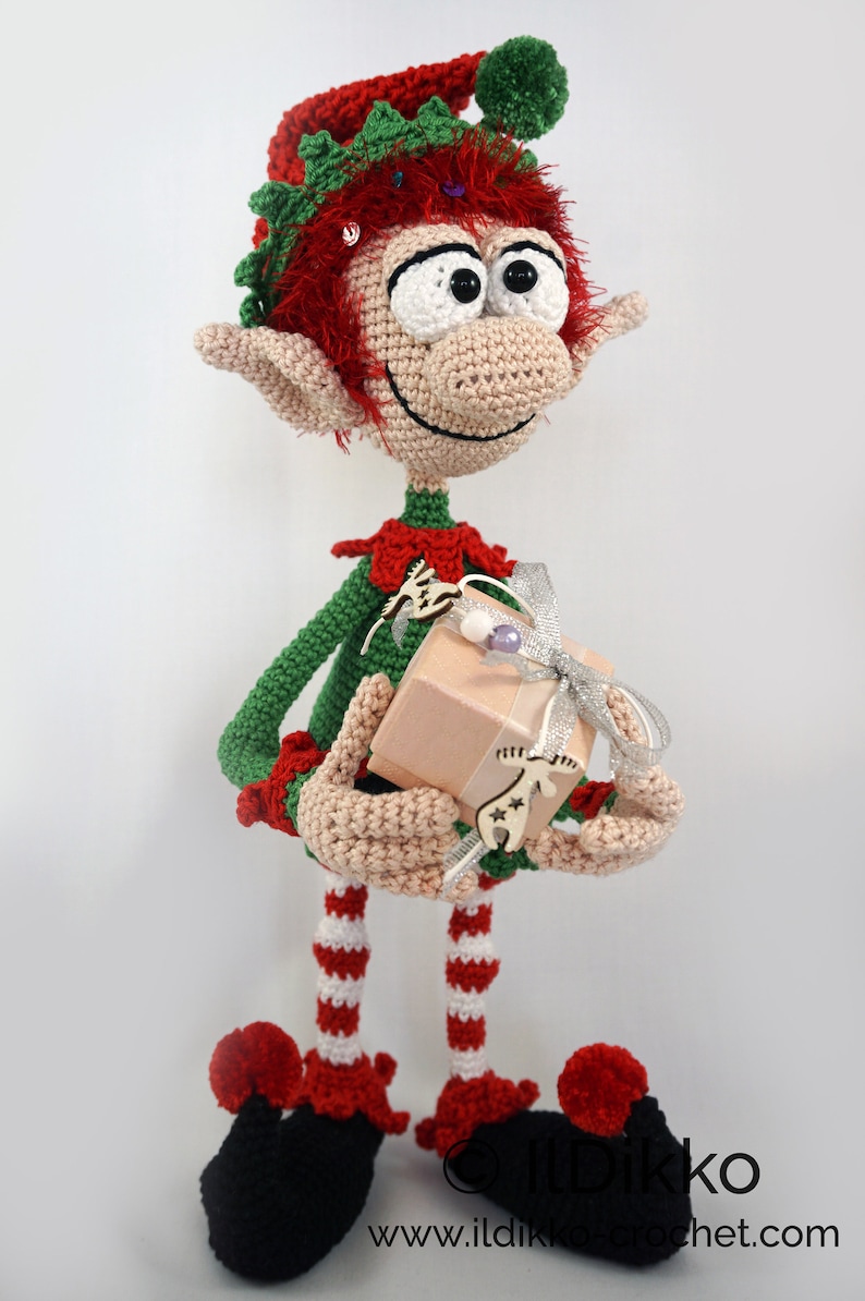 Amigurumi Pattern Christmas Elf English Version image 2