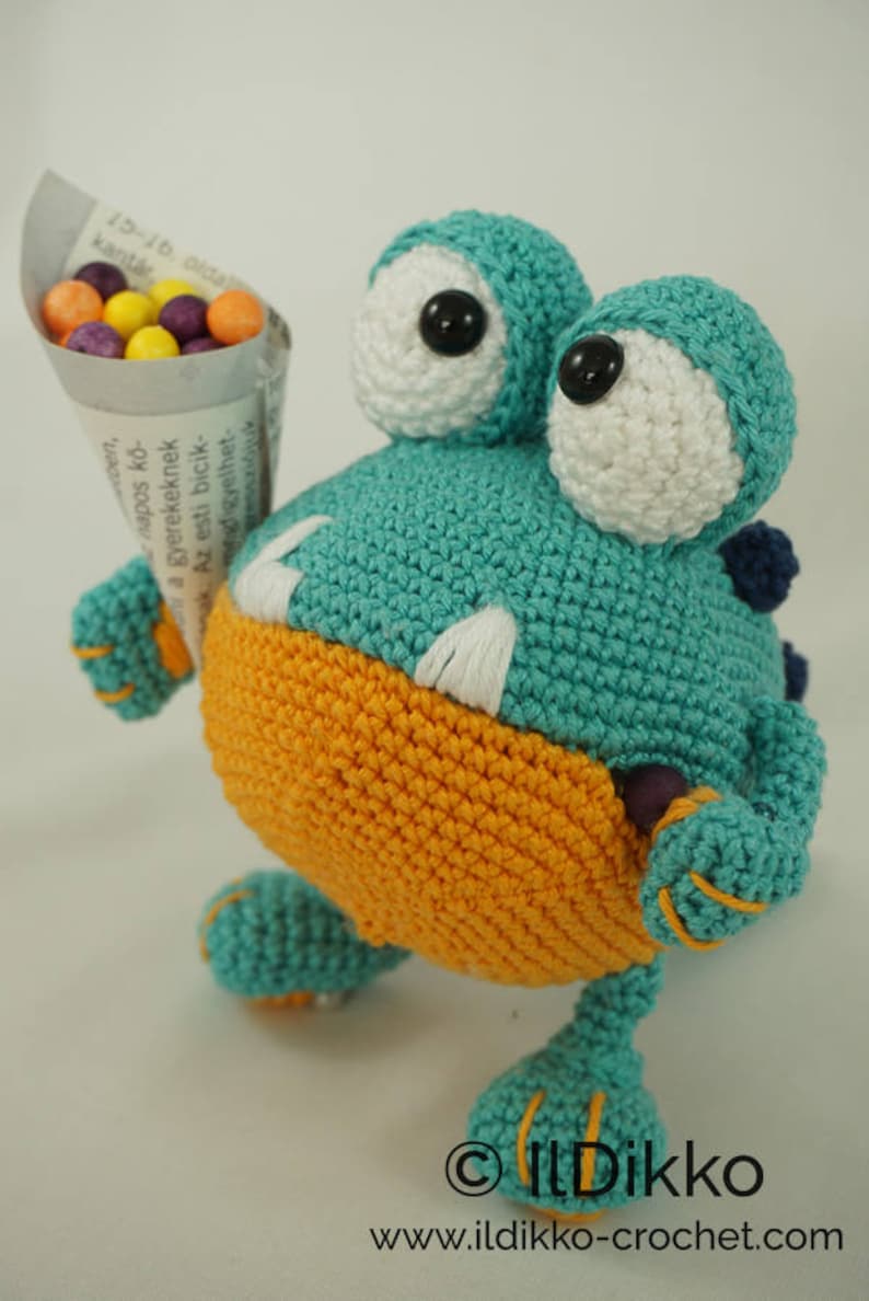 Amigurumi Pattern Buster the Monster English Version image 2