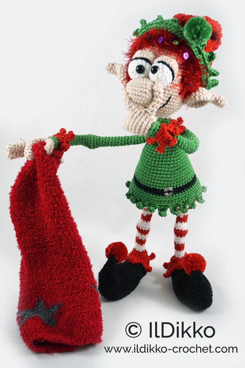 Amigurumi Pattern Christmas Elf English Version image 3