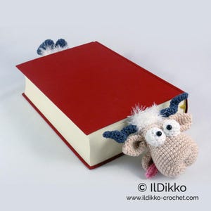 Amigurumi Pattern - Baarney and Baarn the Sheep Bookmark - English Version