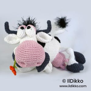 Amigurumi Animal Crochet Pattern – MOONA LISA the Cow by IlDikko – English Version PDF image 11
