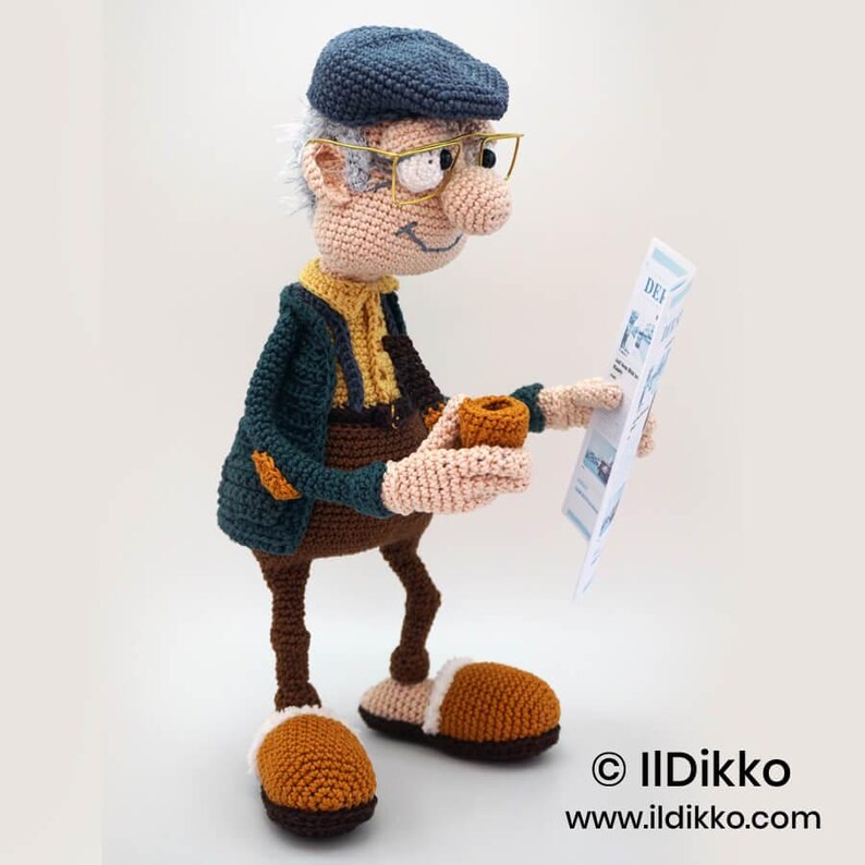 Amigurumi Puppe Häkelanleitung – Opa GREG der lustige Großvater von IlDikko – Deutsche Anleitung PDF image 18