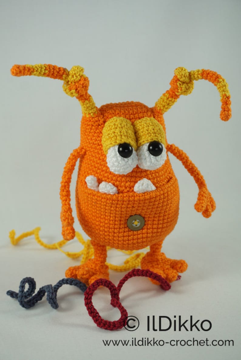 Amigurumi Pattern Webster the Monster English Version image 1