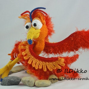 Amigurumi Pattern - Felix the Phoenix - English Version