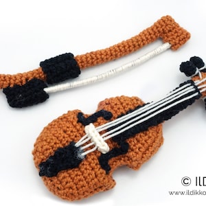 Amigurumi Pattern - Violin - English Version