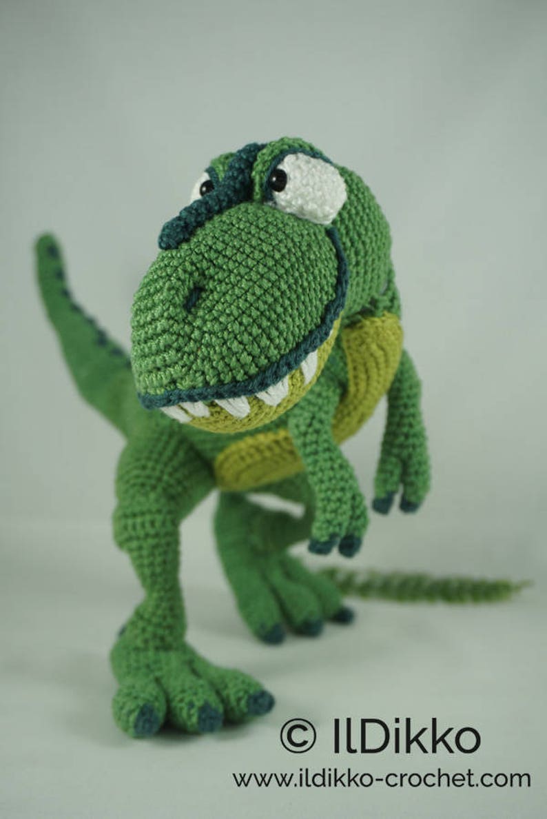 Amigurumi Pattern T-mothy the T-rex English Version image 4