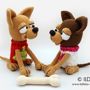 Amigurumi Pattern - Jala & Peño the Chihuahuas - English Version