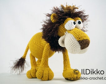 Amigurumi Pattern - Lionel the Lion - English Version