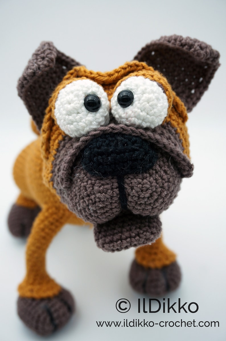 Amigurumi Pattern Paganini the Pug English Version image 10