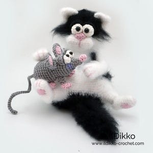 Amigurumi Häkel Muster - Calvin die Kuschelkatze - Deutsche Anleitung